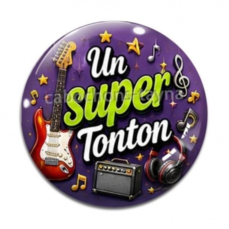 Cabochon Verre - un super tonton