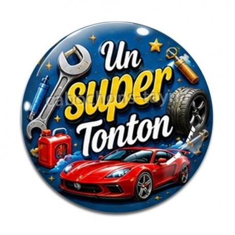 Cabochon Verre - un super tonton