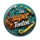 Cabochon Résine - un super tonton