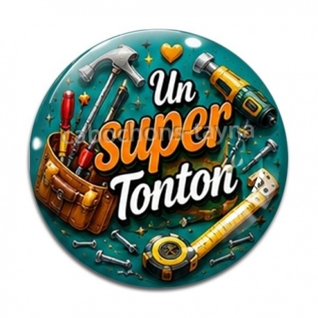 Cabochon Verre - un super tonton