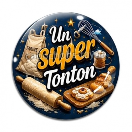 Cabochon Verre - un super tonton