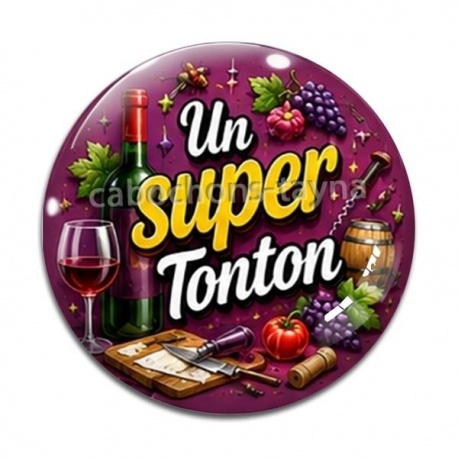 Cabochon Verre - un super tonton