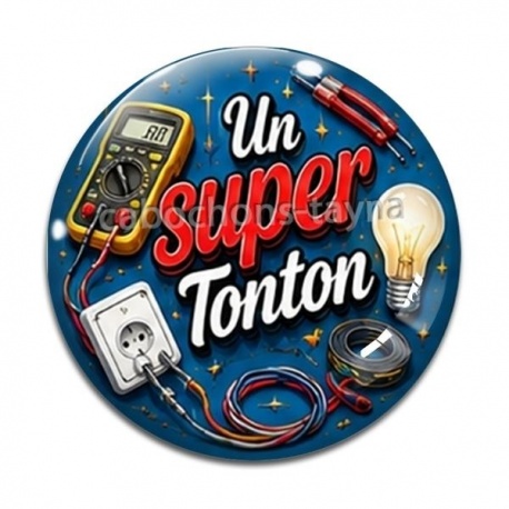 Cabochon Verre - un super tonton