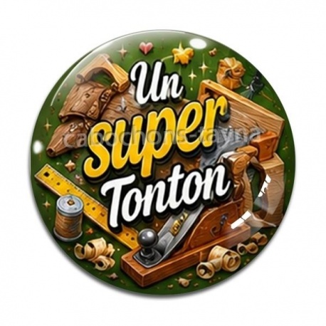 Cabochon Verre - un super tonton