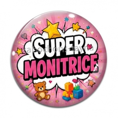 Cabochon Verre - super monitrice