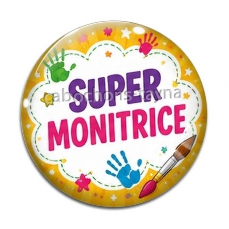Cabochon Verre - super monitrice