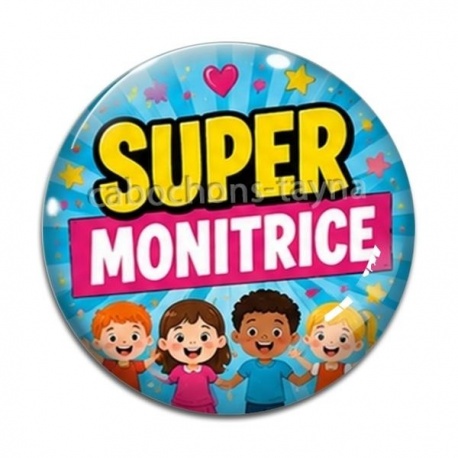 Cabochon Verre - super monitrice