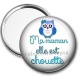 Miroir de poche - chouette maman