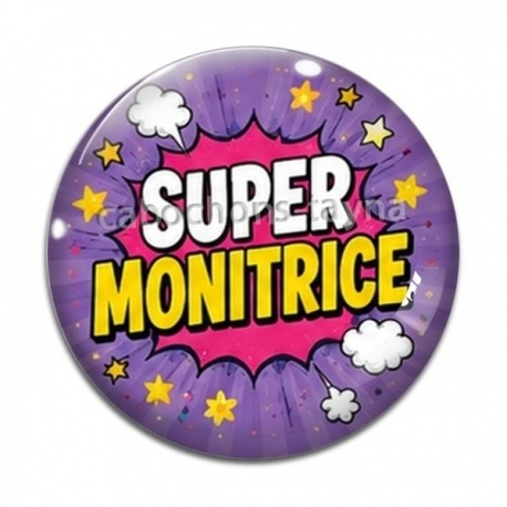 Cabochon Verre - super monitrice