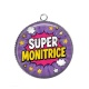 Pendentif Cabochon Argent - super monitrice