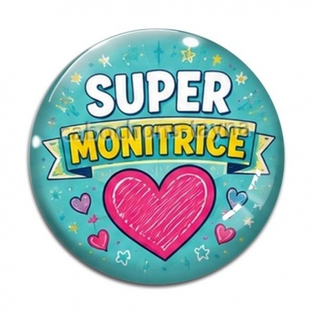 Cabochon Verre - super monitrice