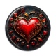 Cabochon Résine - coeur