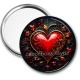 Miroir de poche - coeur