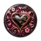 Cabochon Résine - coeur