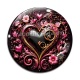 Cabochon Verre - coeur