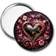 Miroir de poche - coeur