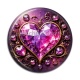 Cabochon Résine - coeur