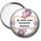Miroir de poche - chouette maman