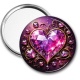 Miroir de poche - coeur