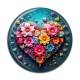 Cabochon Résine - coeur