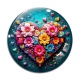 Cabochon Verre - coeur