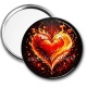 Miroir de poche - coeur