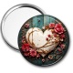 Miroir de poche - coeur