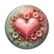 Cabochon Résine - coeur