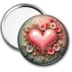 Miroir de poche - coeur