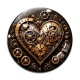 Cabochon Verre - coeur