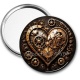Miroir de poche - coeur