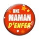 Cabochon Verre - une maman d'enfer