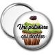 Miroir de poche - une pâtissière qui déchire