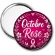 Miroir de poche - octobre rose
