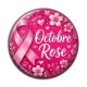 Cabochon Résine - octobre rose