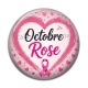 Cabochon Résine - octobre rose