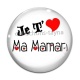 Cabochon Verre - maman je t'aime