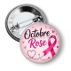 Badge - octobre rose
