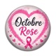 Cabochon Résine - octobre rose