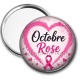 Miroir de poche - octobre rose