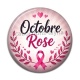 Cabochon Résine - octobre rose