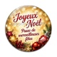 Cabochon Verre -  joyeux noël