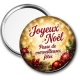 Miroir de poche -  joyeux noël
