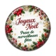 Cabochon Résine -  joyeux noël