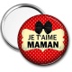 Miroir de poche - maman je t'aime