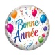 Cabochon Verre - bonne année