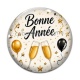 Cabochon Verre - bonne année