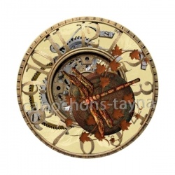 Steampunk montre libellule