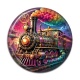 Cabochon Résine - Steampunk train