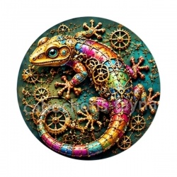 Steampunk salamandre 